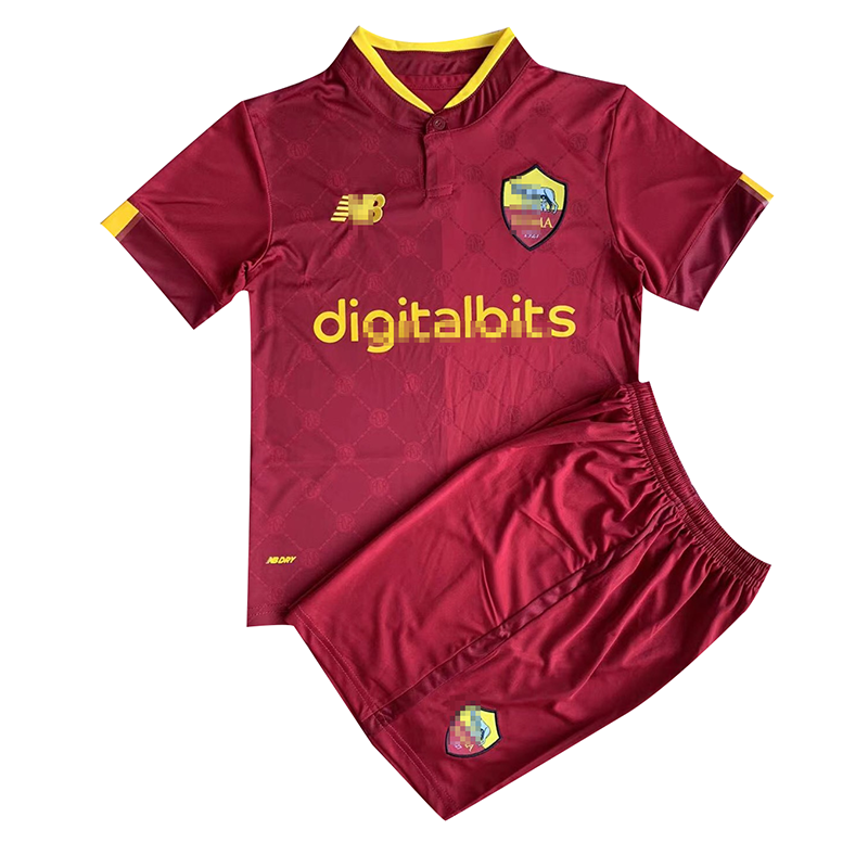 Camiseta AS Roma 2022/2023 Home Niño Kit